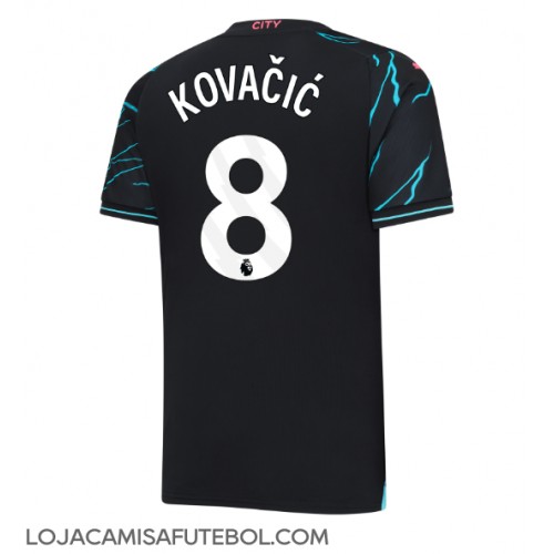 Camisa de Futebol Manchester City Mateo Kovacic #8 Equipamento Alternativo 2023-24 Manga Curta